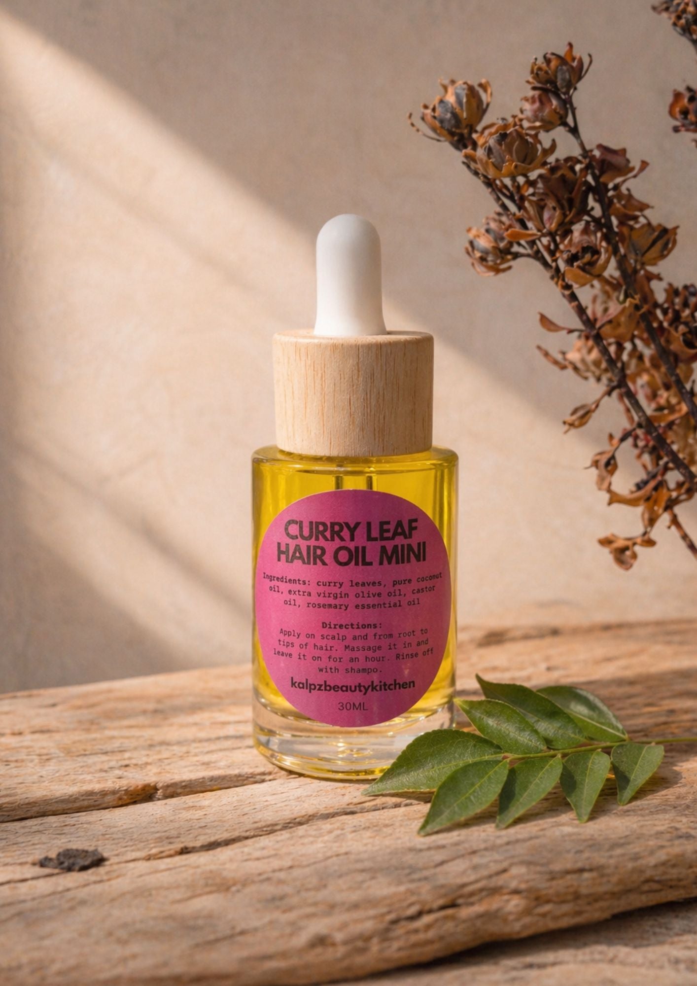 Curry Leaf Hair Oil Mini