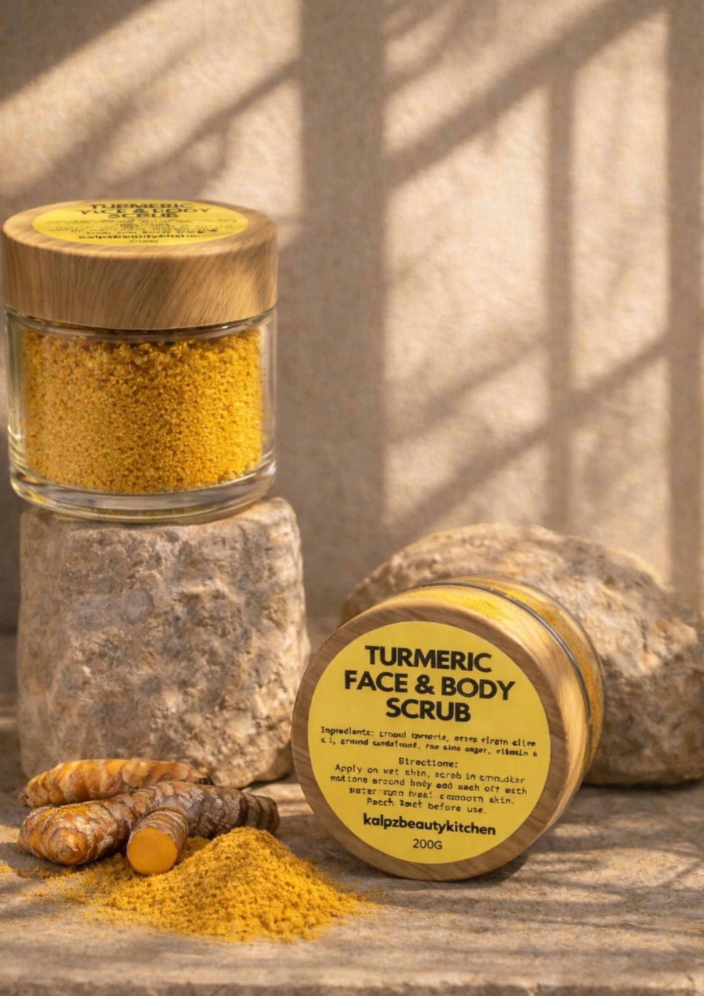 Tumeric Face & Body Scrub Jumbo