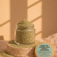 Green Tea Oatmeal Face Mask & Exfoliator