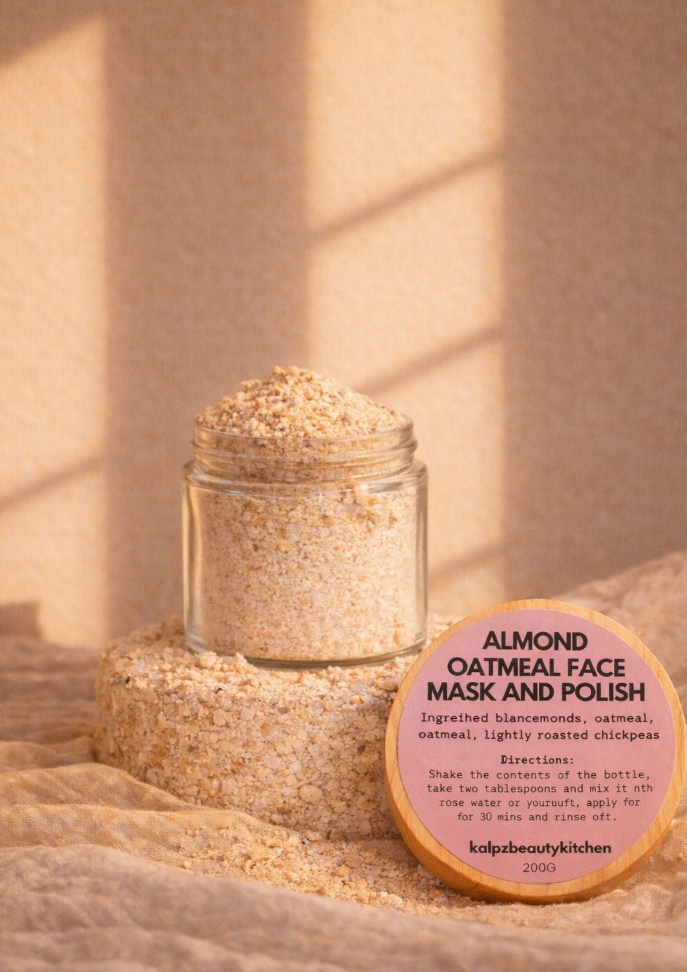 Almond Oatmeal Face Mask&Polish