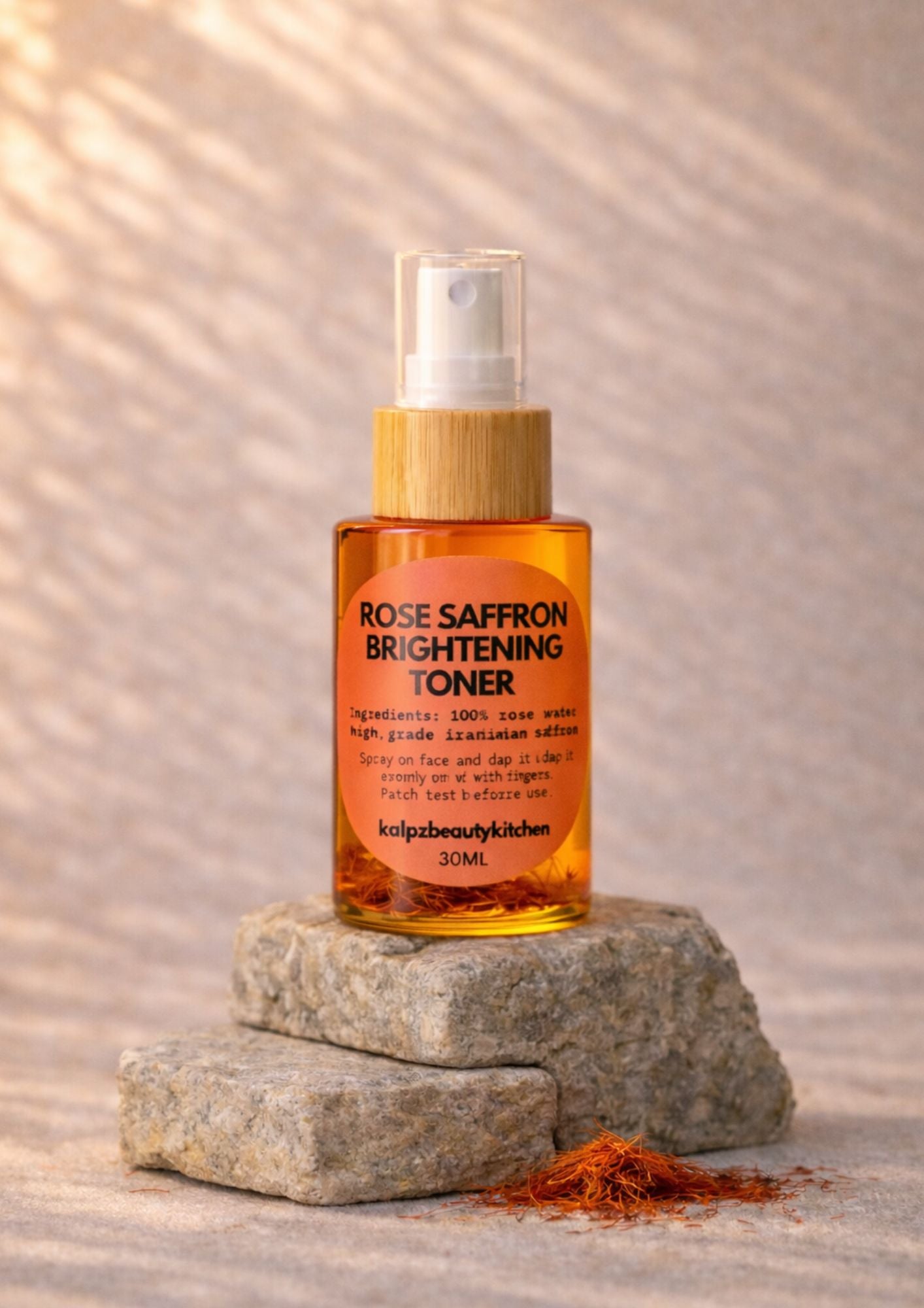 Rose Saffron Brightening Toner