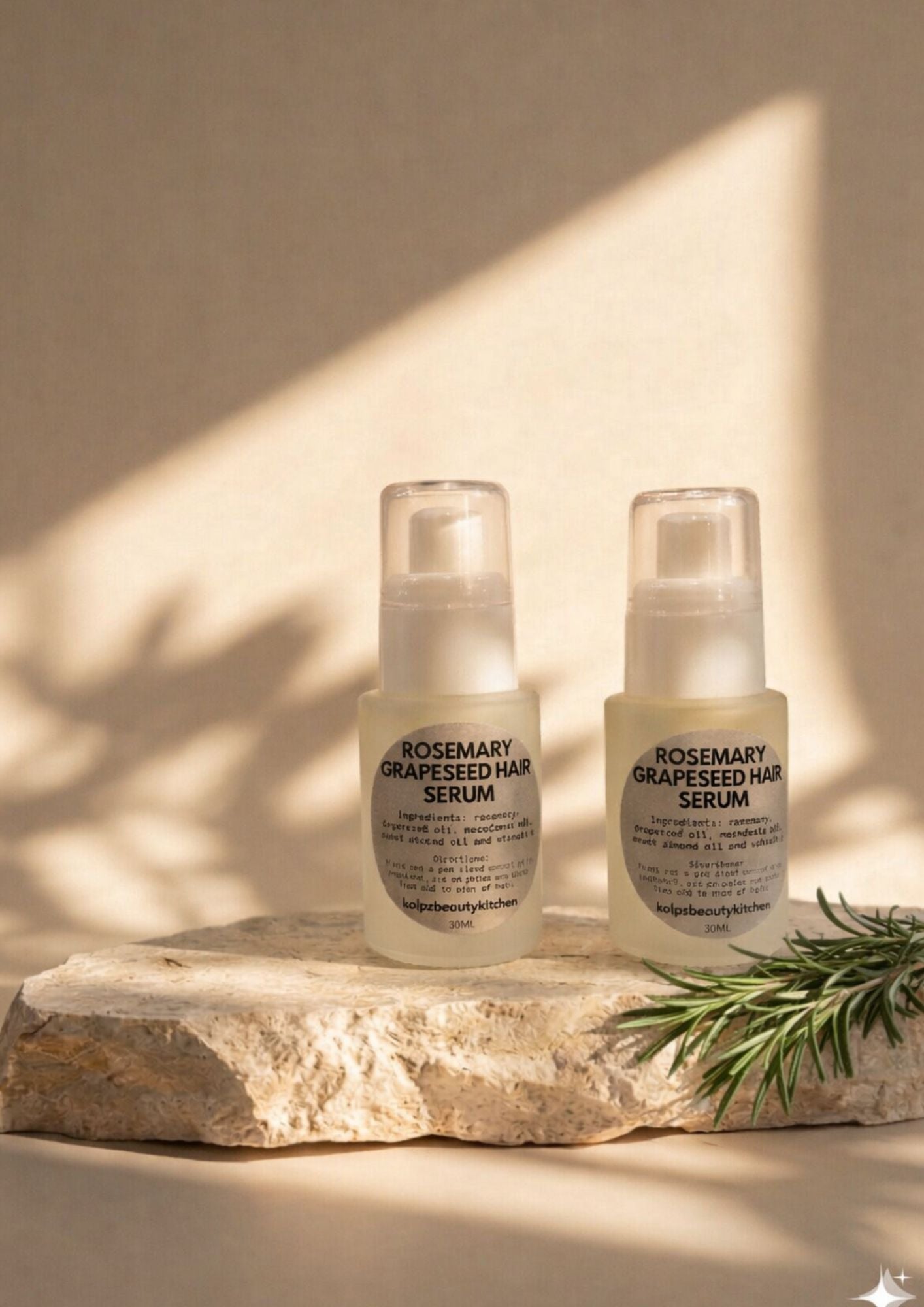 Rosemary Grapeseed Hair Oil Mini