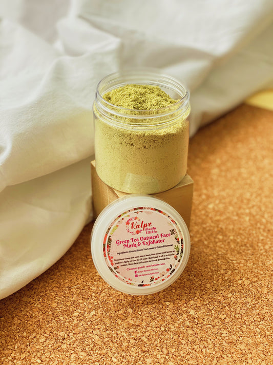 Green Tea Oatmeal Face Mask & Exfoliator