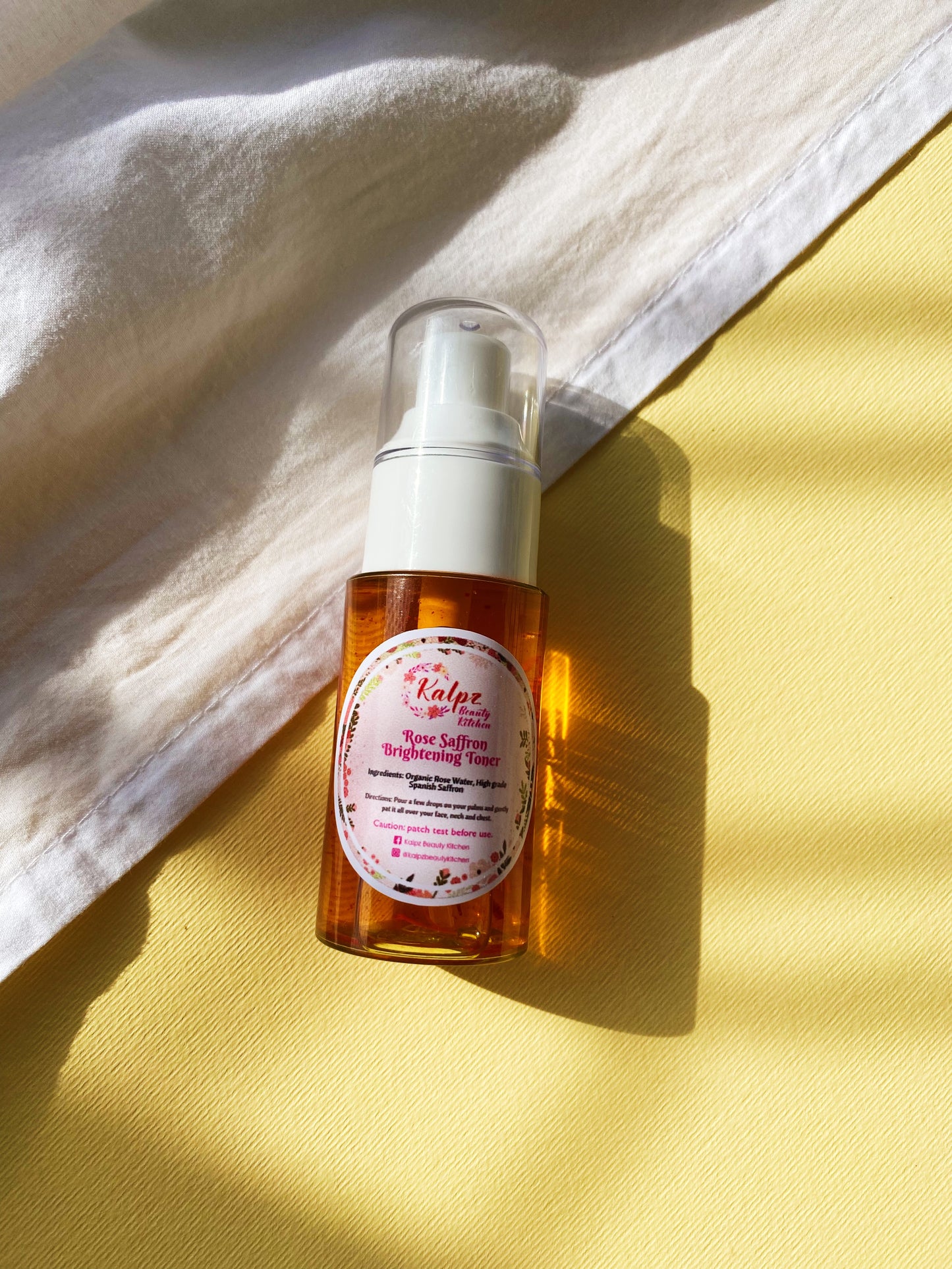 Rose Saffron Brightening Toner