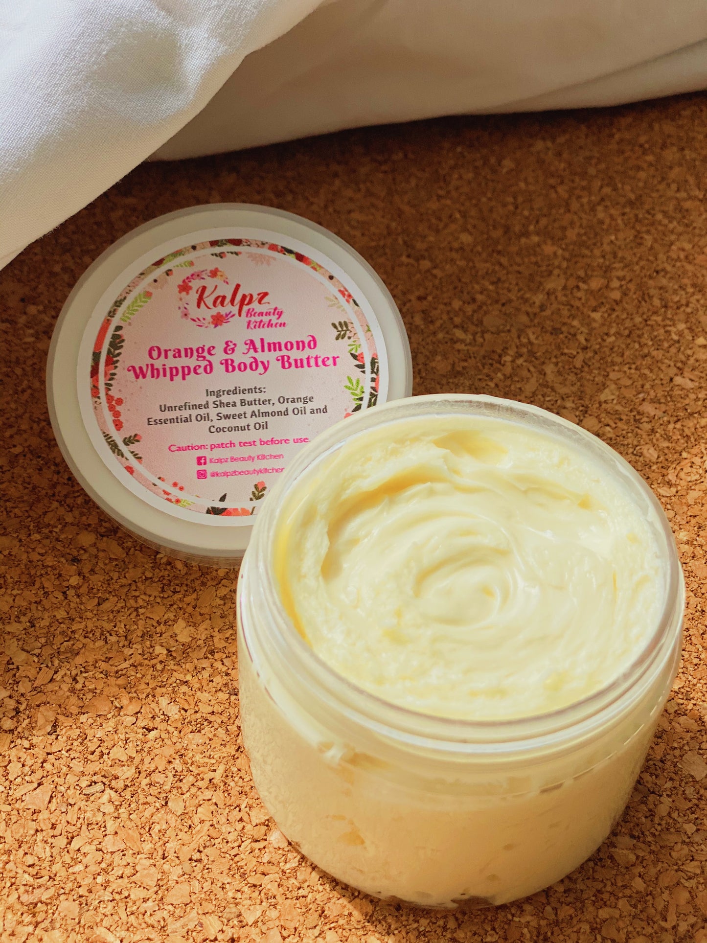 Orange and Almond Whipped Body Butter